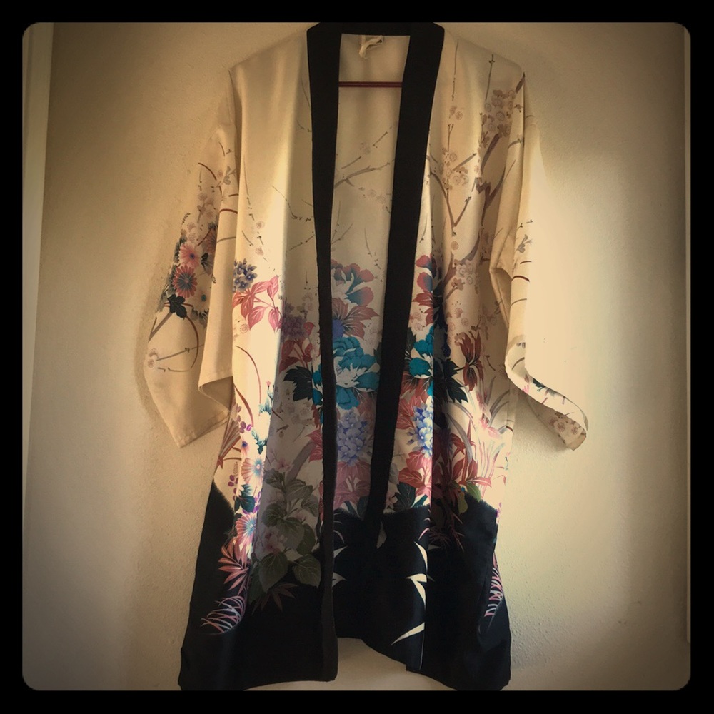 Boho kimono robe